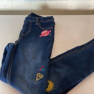 Girls Jeans: size L (10-12).